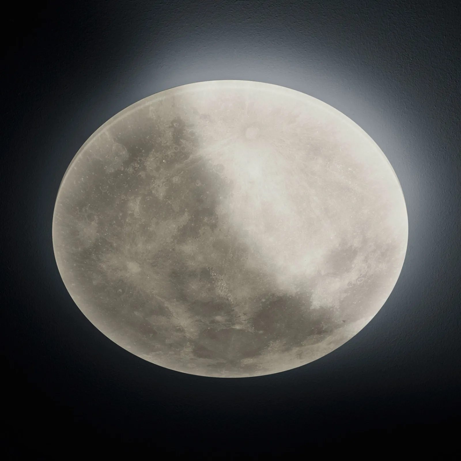 Plafoniera LED Lunar con telecomando, 40 cm